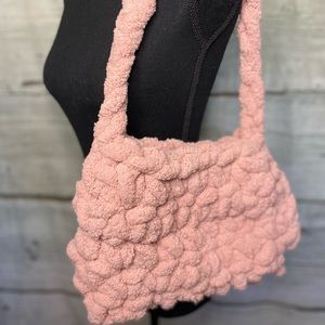 Crochet bag pink
